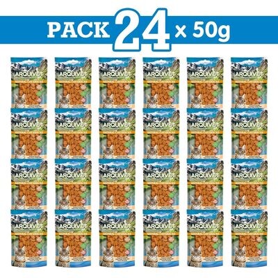 Pack 24 Corazones de pollo 50g