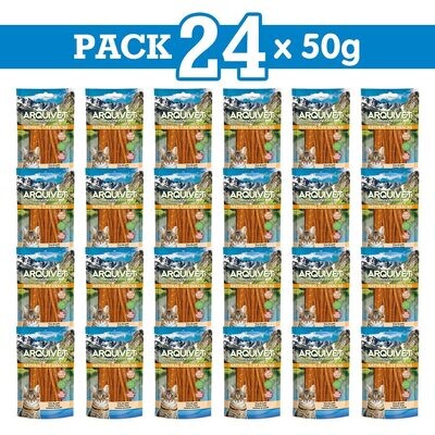 Pack 24 Tiras de pollo 50g