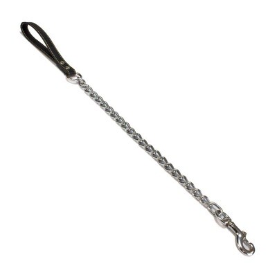 Ramal metal-piel negro - 100 cm/2 mm