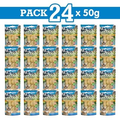 Pack 24 Pollo al vapor 50g