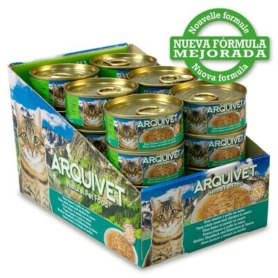 PACK 24 LATAS At�n Blanco en salsa con Pollo 80gr.
