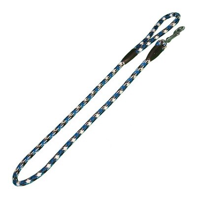 Tirador cuerda de monta�a azul y blanco - 1,3 x 120 cm