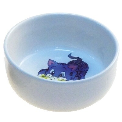 Comedero cer�mica gatitos 300 ml / 11 cm