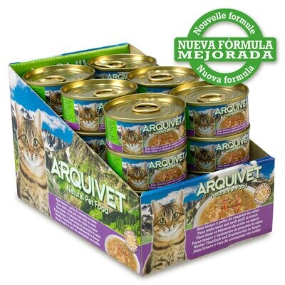 PACK 24 LATAS At�n Blanco en salsa con Palito de Cangrejo 80gr.