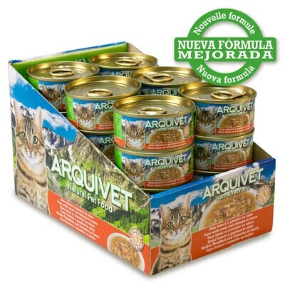 PACK 24 LATAS At�n Blanco en salsa con Gambas 80gr.