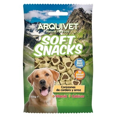 Soft Snacks Corazones de cordero y arroz 100 g