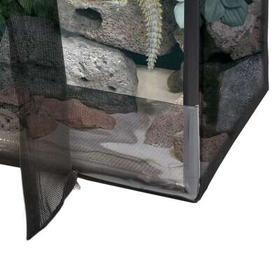Bandeja / Techo para terrarios de malla REPTI-SELVA 76x42x12 cm