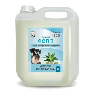 Champ� 4 en 1 con Aloe Vera para perros 5 l