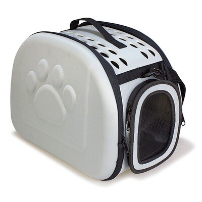 Transport�n gris / 42 x 27 x 32 cm