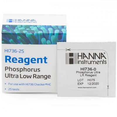 Reactivo F�sforo rango ultra bajo (0 a 200 PPB) 25 test HANNA