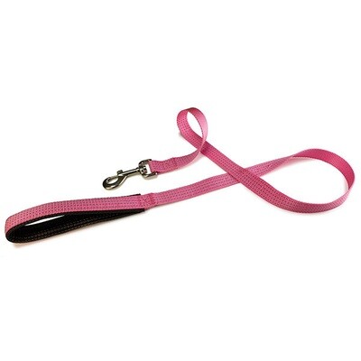 Correa nylon liso rosa - 2,5 x 120 cm