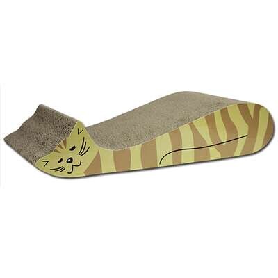 Rascador con forma de gato 47x22x12 cm