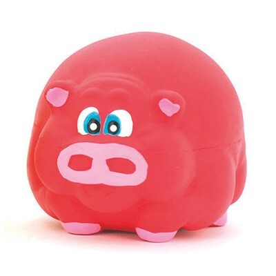 Cerdo rosa de l�tex