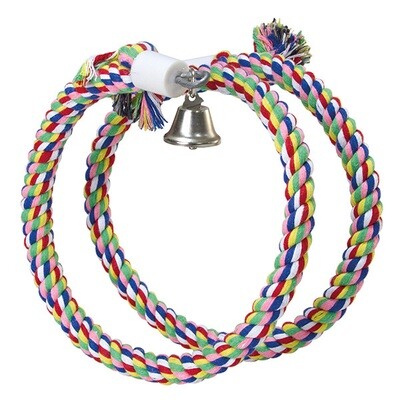 Aros de colores y campana