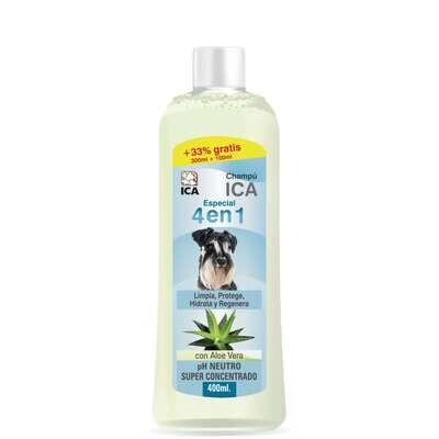 Champ� 4 en 1 con Aloe Vera para perros 400 ml