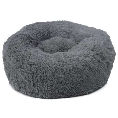 Cuna Fur redonda gris DREAM 50x50x18 cm