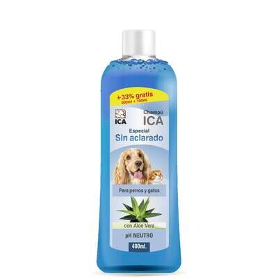 Champ� lavado en seco con Aloe Vera para perros y gatos  400 ml