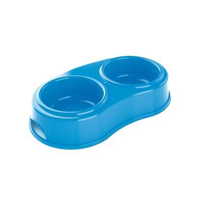 Comedero doble antideslizante GP 30x17x6 cm