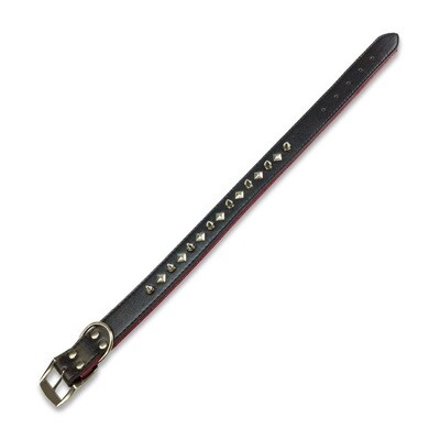 Collar piel p�as negro - 3,5 x 65 cm