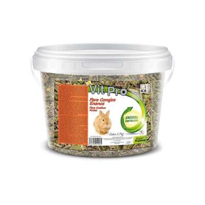 Alimento para conejos enanos Vit Pro en cubo  2,7 kg
