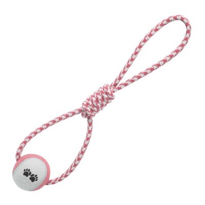 Pelota con tirador rosa