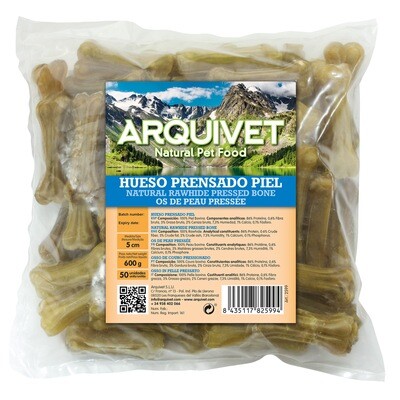 Hueso prensado piel - 5 cm (Bolsa 50 uds.)
