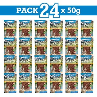 Pack 24 Tiras de pato y camarones - 50gr