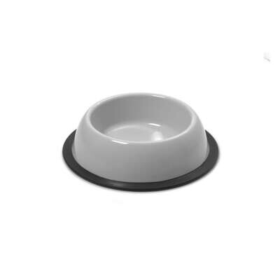 Comedero redondo antideslizante Silver GP 22 cm