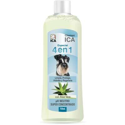 Champ� 4 en 1 con Aloe Vera para perros 750 ml