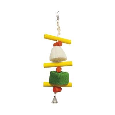 Juguete natural LUFA para p�jaros 33 cm