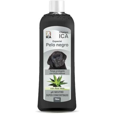 Champ� especial pelo negro con Aloe Vera para perros 750 ml