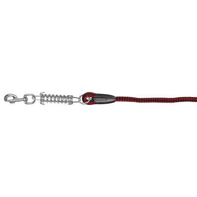 Correa Redonda con muelle roja y negra ICA 60x2 cm