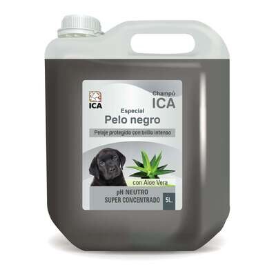 Champ� especial pelo negro con Aloe Vera para perros 5 l