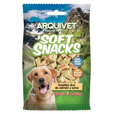 Soft Snacks Huesitos duo de salm�n y arroz 100 g
