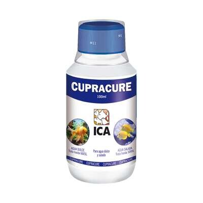 Tratamiento contra Oodinium, cryptobia, brooklynella, etc: CUPRACURE de ICA 100 G