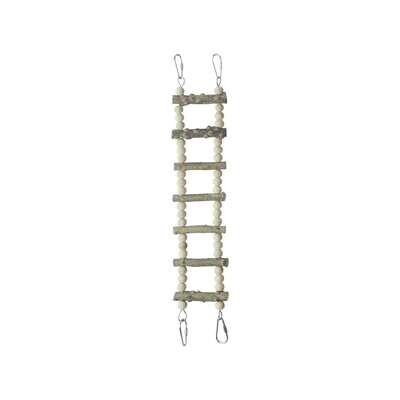Escalera de madera natural para p�jaros 7,5x40 cm