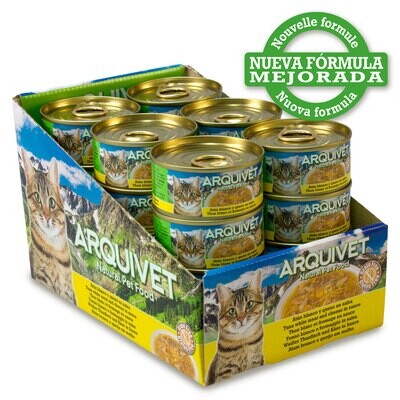PACK 24 LATAS At�n Blanco en salsa con Queso 80gr.