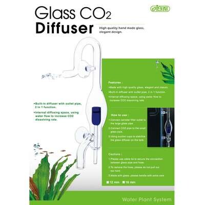 Difusor de CO2 de cristal 16 mm