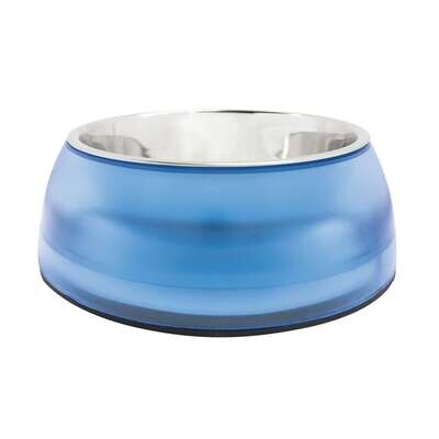 Comedero de acero inoxidable Azul Sky 14 cm