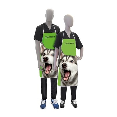 Delantal impermeable Doggy verde