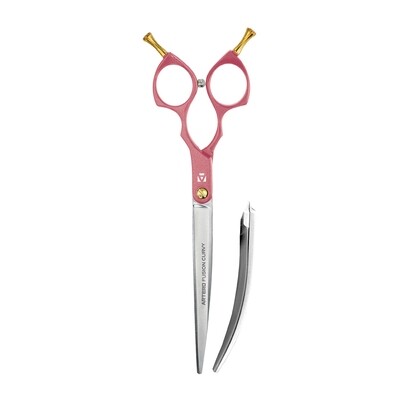 Artero Tijera Fusion Curvy Pink 7�