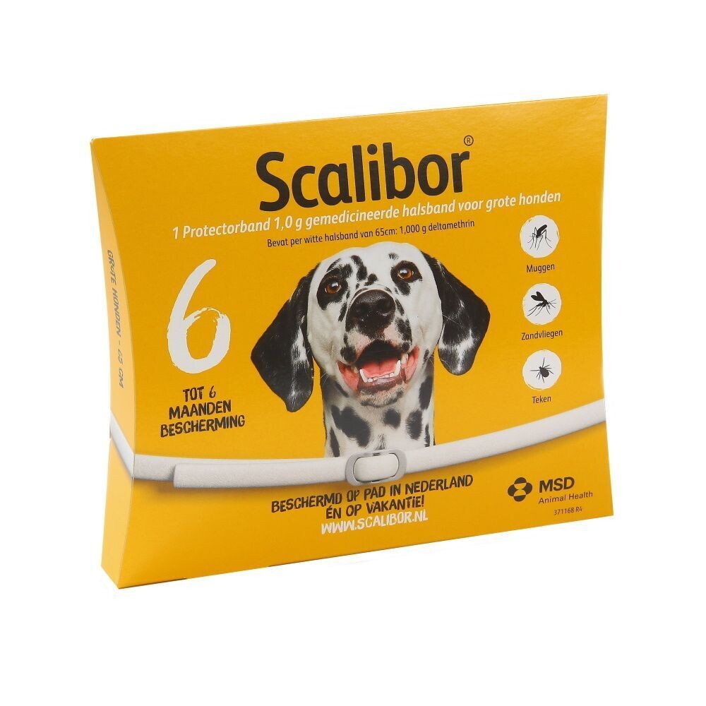 SCALIBOR COLLAR COLLAR ANTIPARASITARIO PACK 2 2 COLLARES DE 65 CM