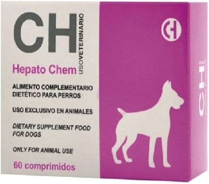 Hepato Chem para Perros con insuficiencia hepática 60 Comprimidos