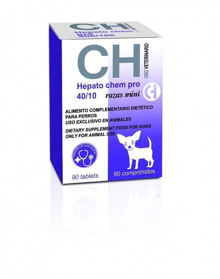 Hepato Chem Pro 40/10 razas pequeñas (90 comp)