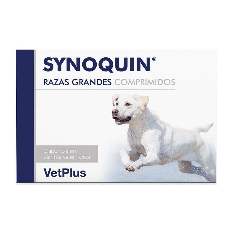 Vetplus Synoquin EFA - Suplemento para perros razas grandes, 120 Comprimidos