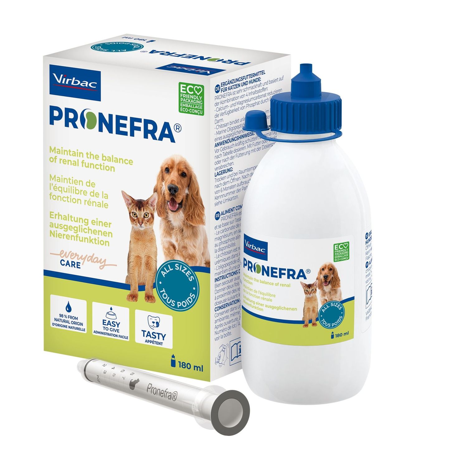 Virbac Pronefra Líquido Para Perros Y Gatos Con Insuficiencia Renal 180 ML