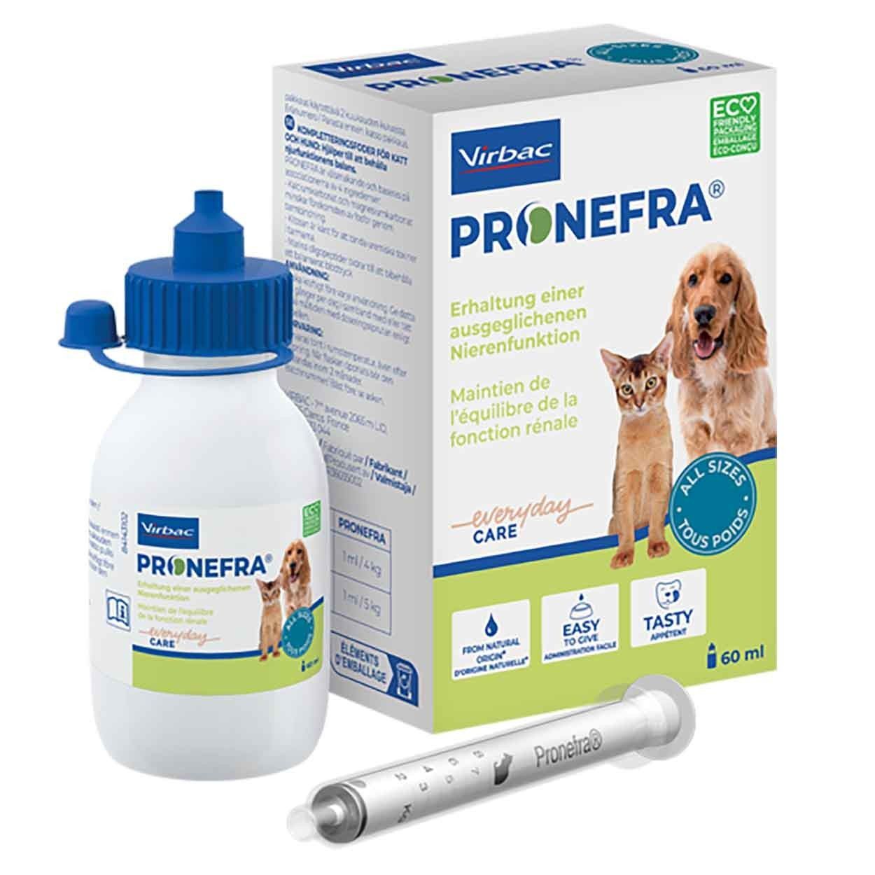 Virbac Pronefra Líquido Para Perros Y Gatos Con Insuficiencia Renal 60 ML