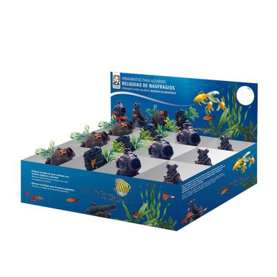 Set de ornamentos de resina con RELIQUIAS