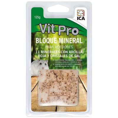 Bloque de arcilla y sal para roedores Vit Pro 125 g