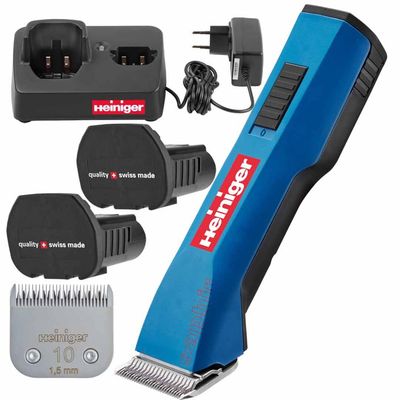 Cortapelos Heiniger Saphir inalámbrica + cuchilla nº 10 + 2 baterías